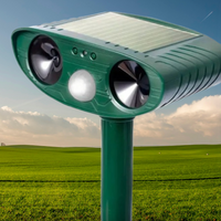 Solar-Powered Animal Repeller With Ultrasound