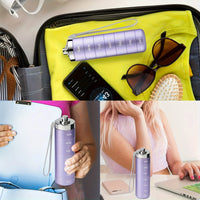 Furllo Weekly Pill Organizer-Waterproof Aluminum 7-Day Pill Case