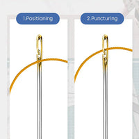 Self Threading Sewing Needles