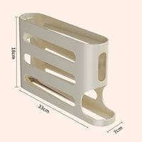 FURLLO 2-4-layer Slide Egg Storage Box Ladder Style Egg Box Storage Refrigerator Side Door Large Capacity Automatic Egg Rolling Machine