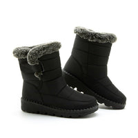 Womens Waterproof Heeled Snow Boot