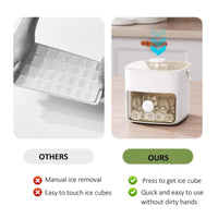 2-Stage Push In Ice Cube Tray