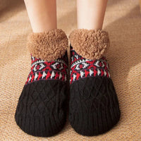 Cozy Snow-Patterned Warm Winter Socks