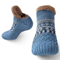 Cozy Snow-Patterned Warm Winter Socks