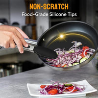 Silicone Kitchen Tongs (3-piece Set)