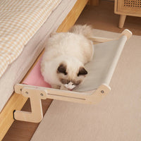 Wooden Cat Hammock Bed