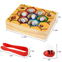 Wooden Beehive Montessori Game