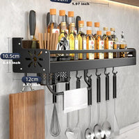 Wall Mounted Kitchen Storage Rack Organizer