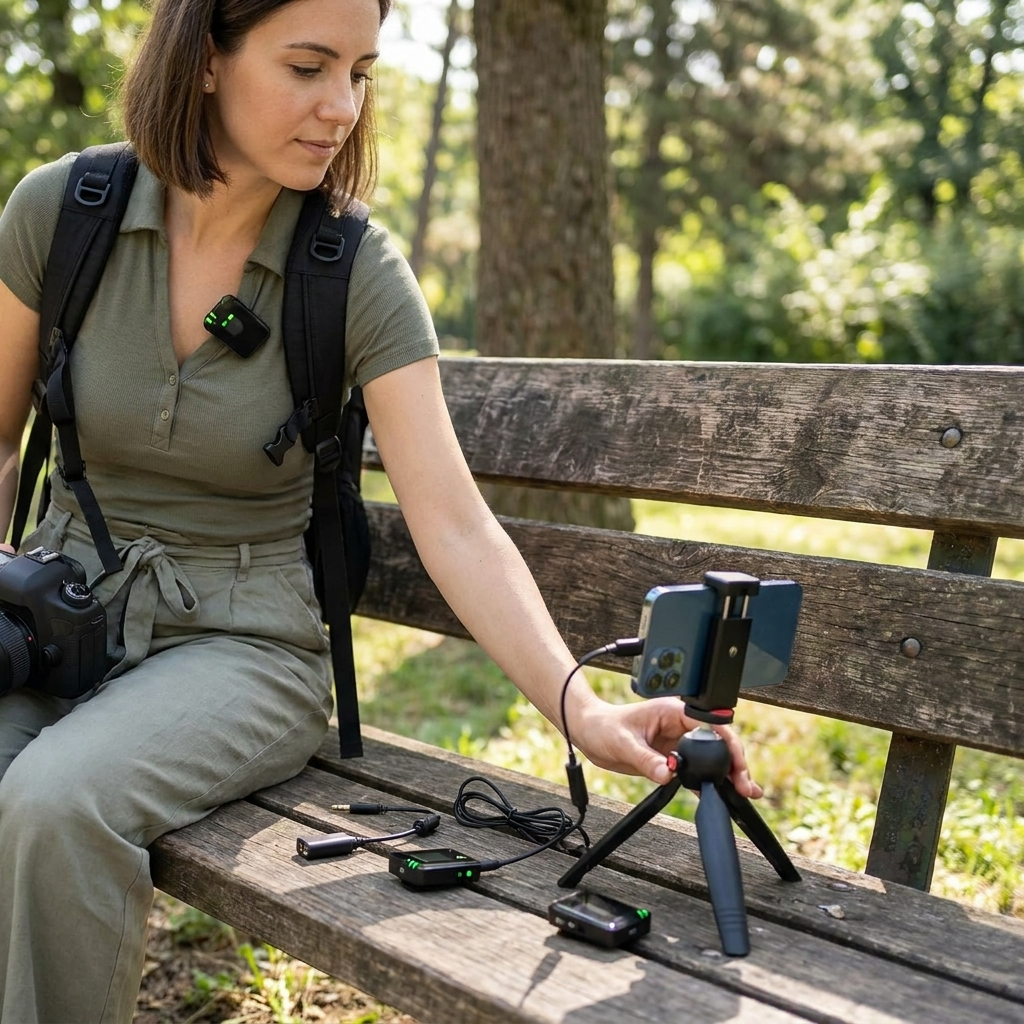 Lavalier Microphone lifestyle