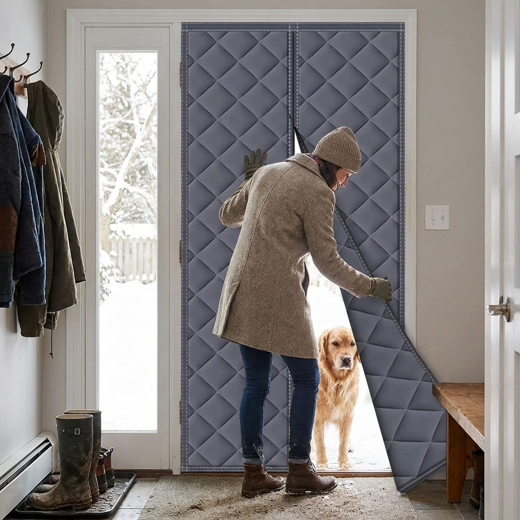 Winter Door Curtain lifestyle