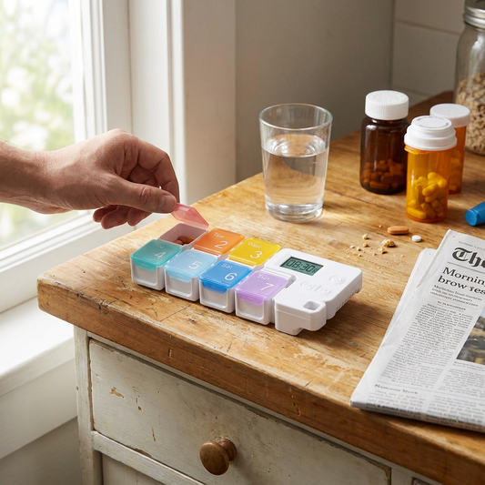 Electronic Pill Organizer lifestyle