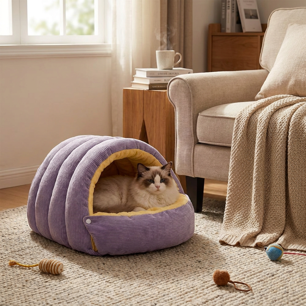 Cat Cave Bed lifestyle