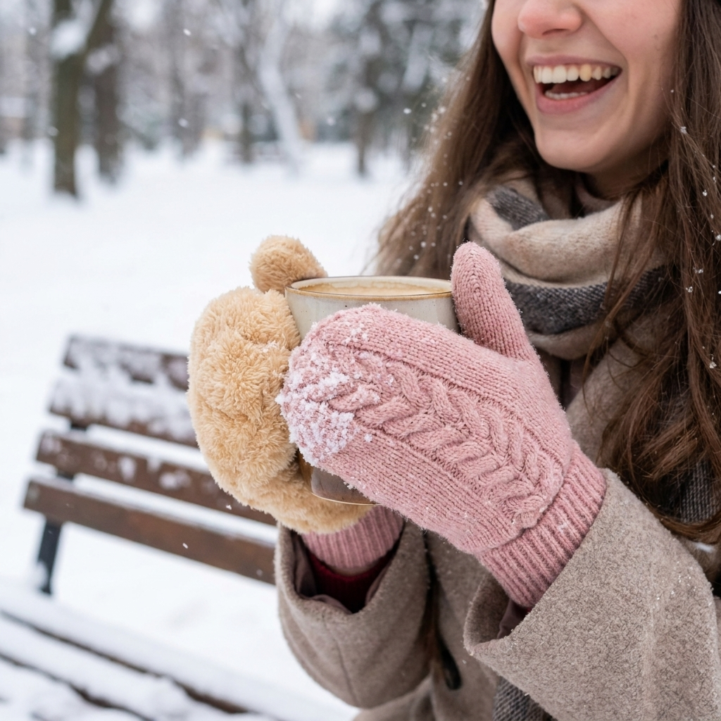 Winter Mittens lifestyle