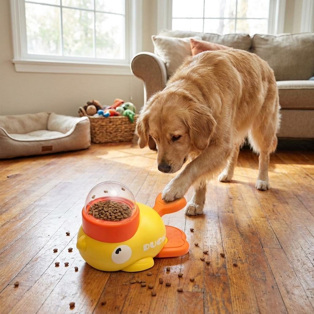 Dog Puzzle Feeder lifestyle