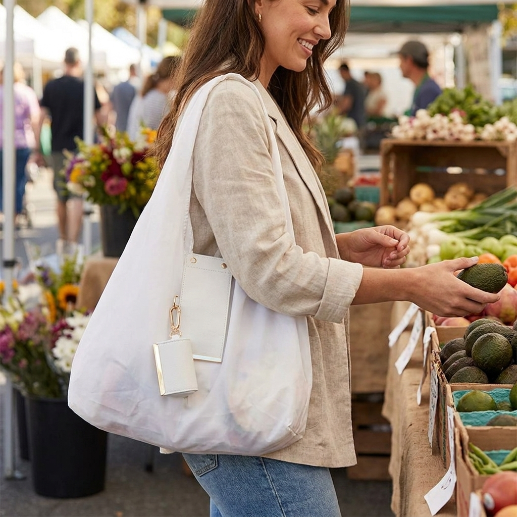 Foldable Tote Bag lifestyle