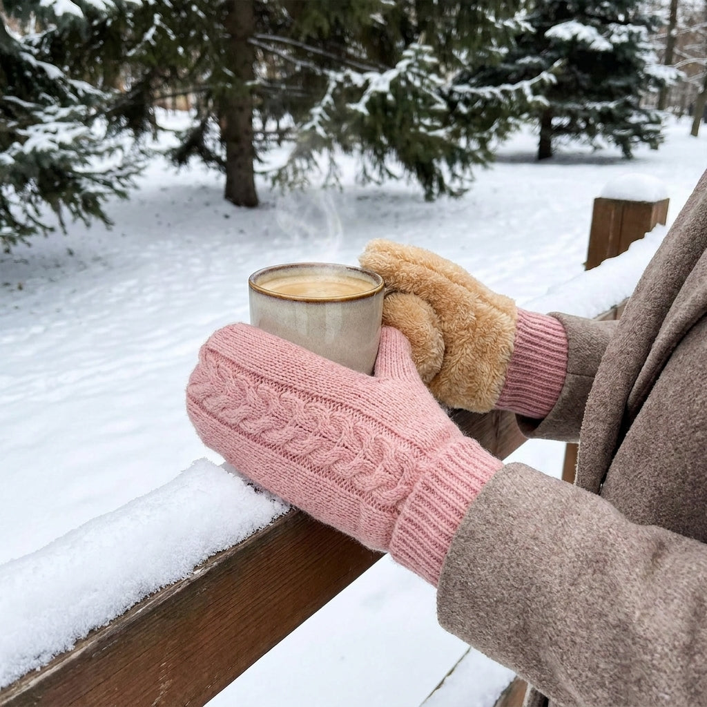 Winter Mittens lifestyle