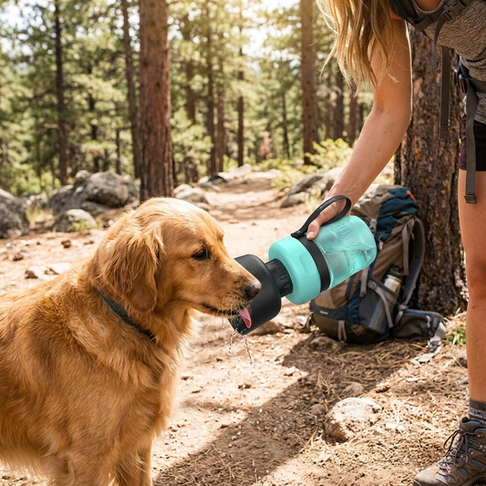 Foldable Dog Water Bottle lifestyle