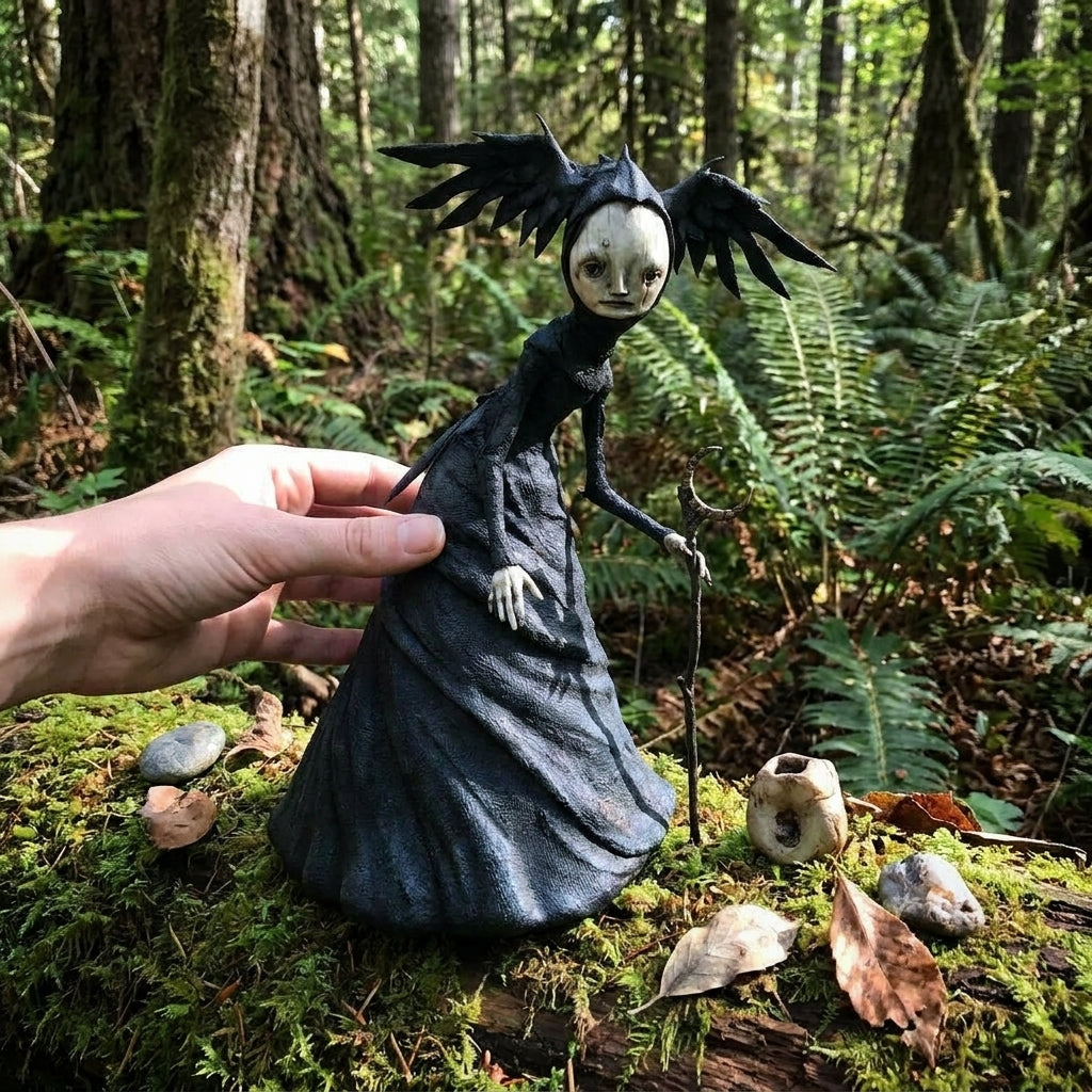 Halloween Witch Sculpture lifestyle