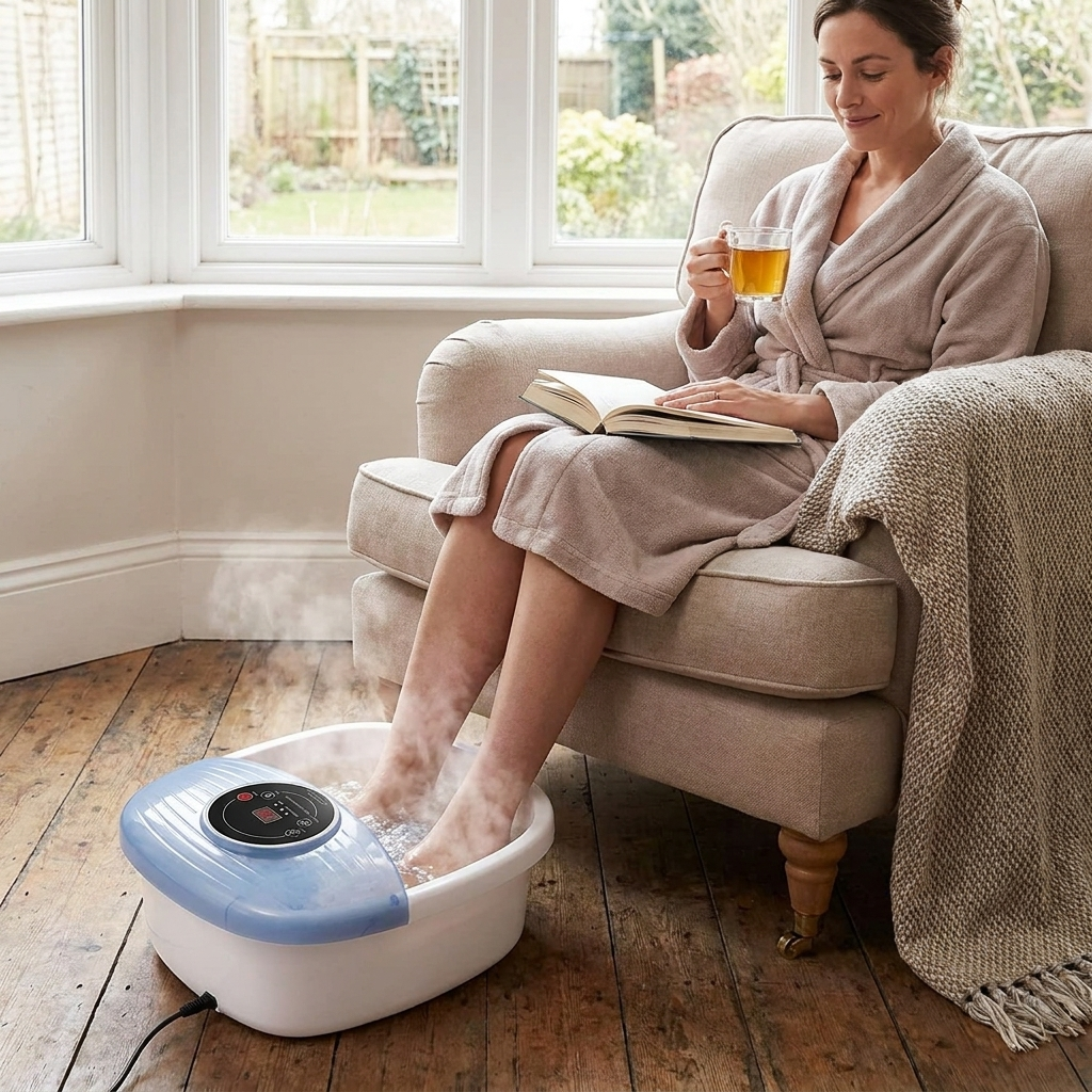 Foot Bubble Bath Massager lifestyle