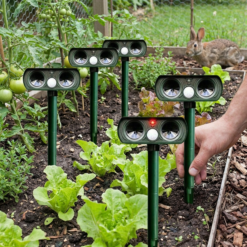 Solar Pest Repeller lifestyle