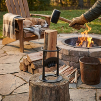 Cast Iron Firewood Splitter lifestyle