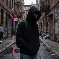 Unisex Full Zip Balaclava Hoodie