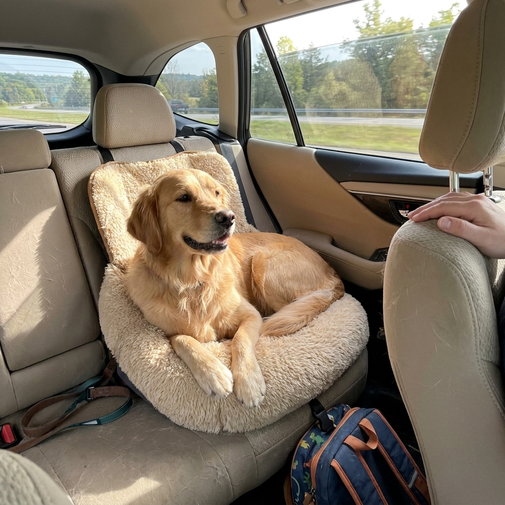 Protecting Dog Bed for Car