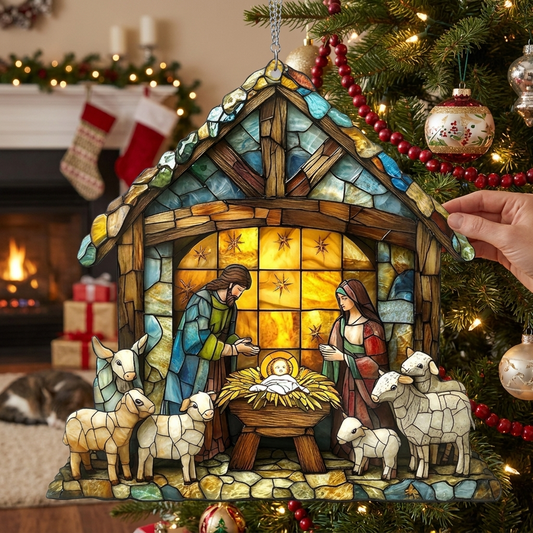 Nativity Scene Suncatcher