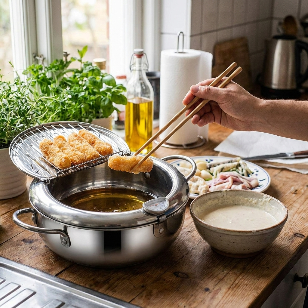 Japanese Deep Frying Pot
