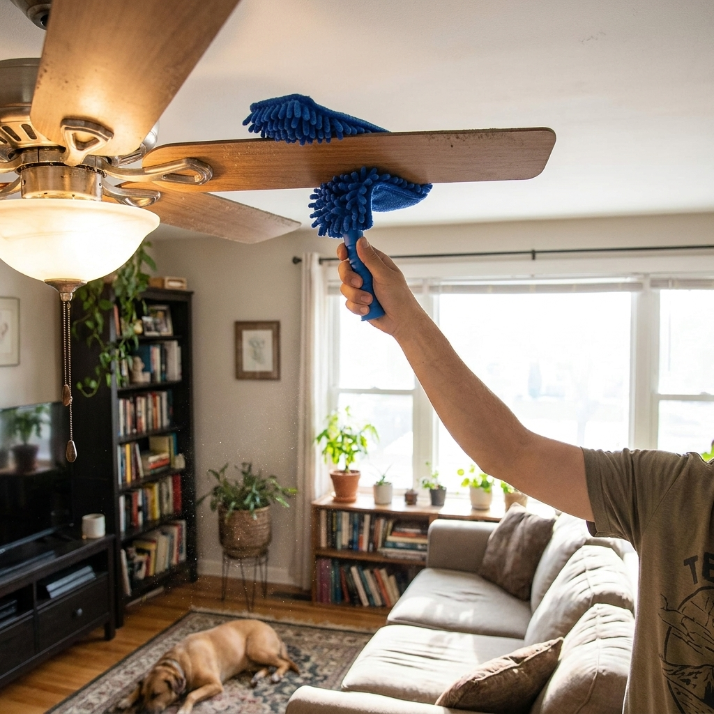 Ceiling Fan Cleaner lifestyle