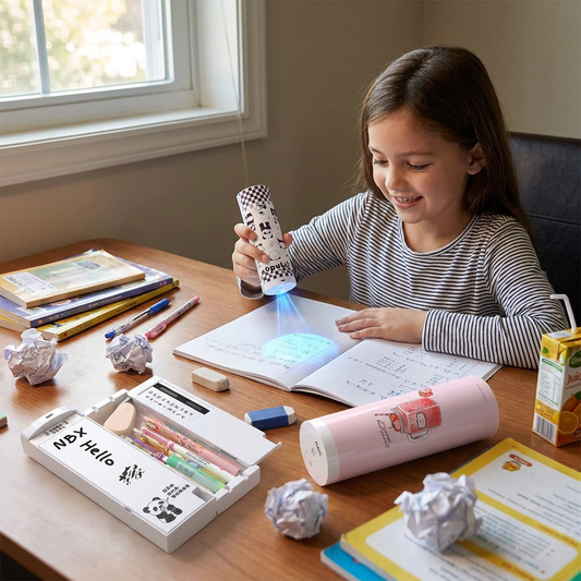 Fingerprint Lock Pencil Case lifestyle