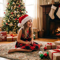 Merry Christmas LED Light Hat lifestyle