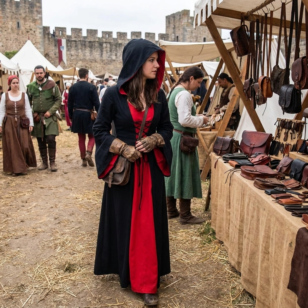 Medieval Witch Dress lifestyle