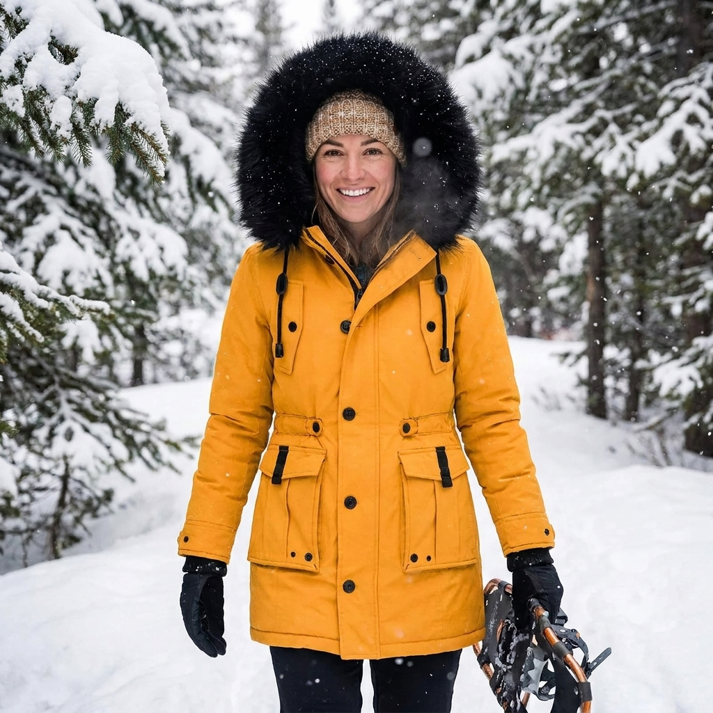 Warm Fashion Coat lifestyle