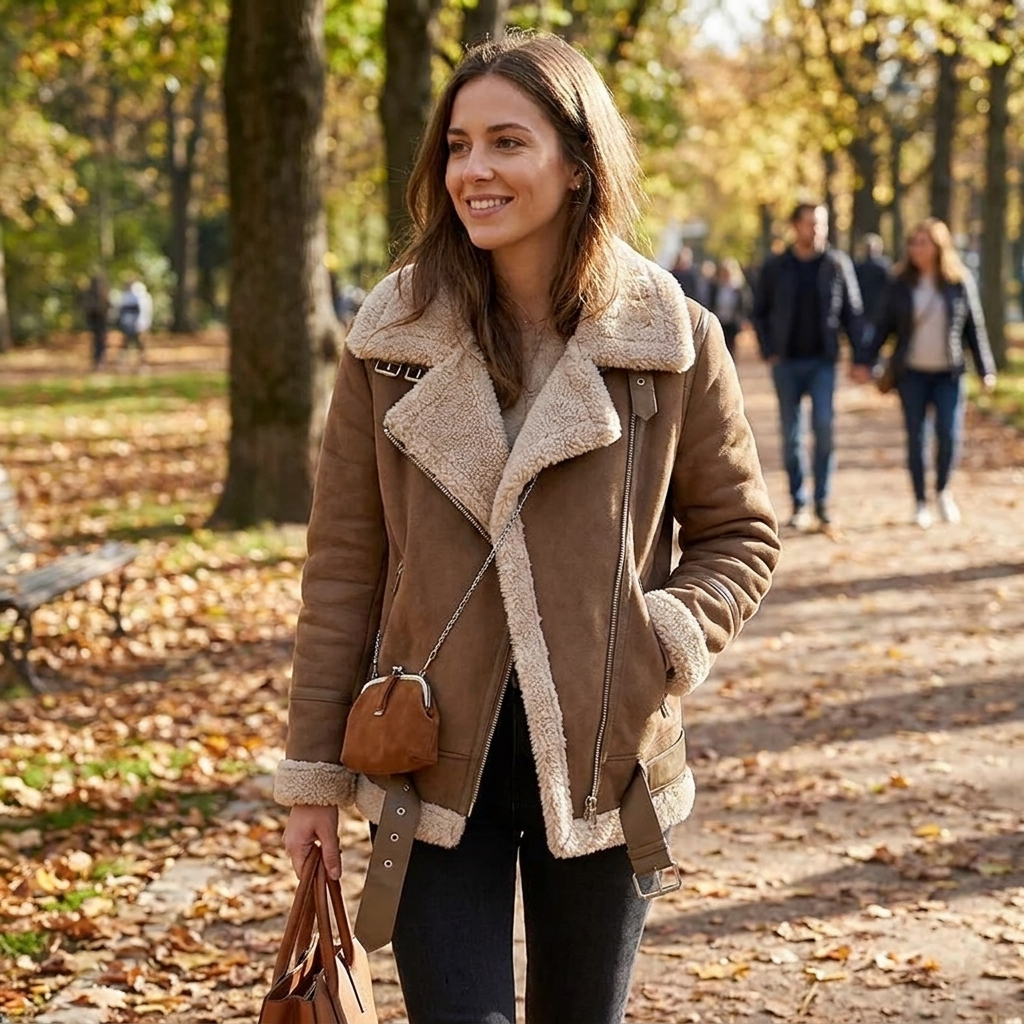 Edge Leather Jacket lifestyle