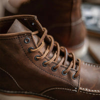 Men's Full Grain Leather Moccasin Toe Work Boots