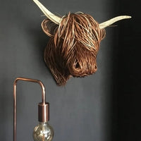 Wall-Mounted Cow Sculpture