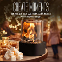 Portable Glass Tabletop Fireplace