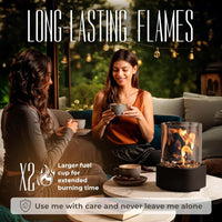 Portable Glass Tabletop Fireplace