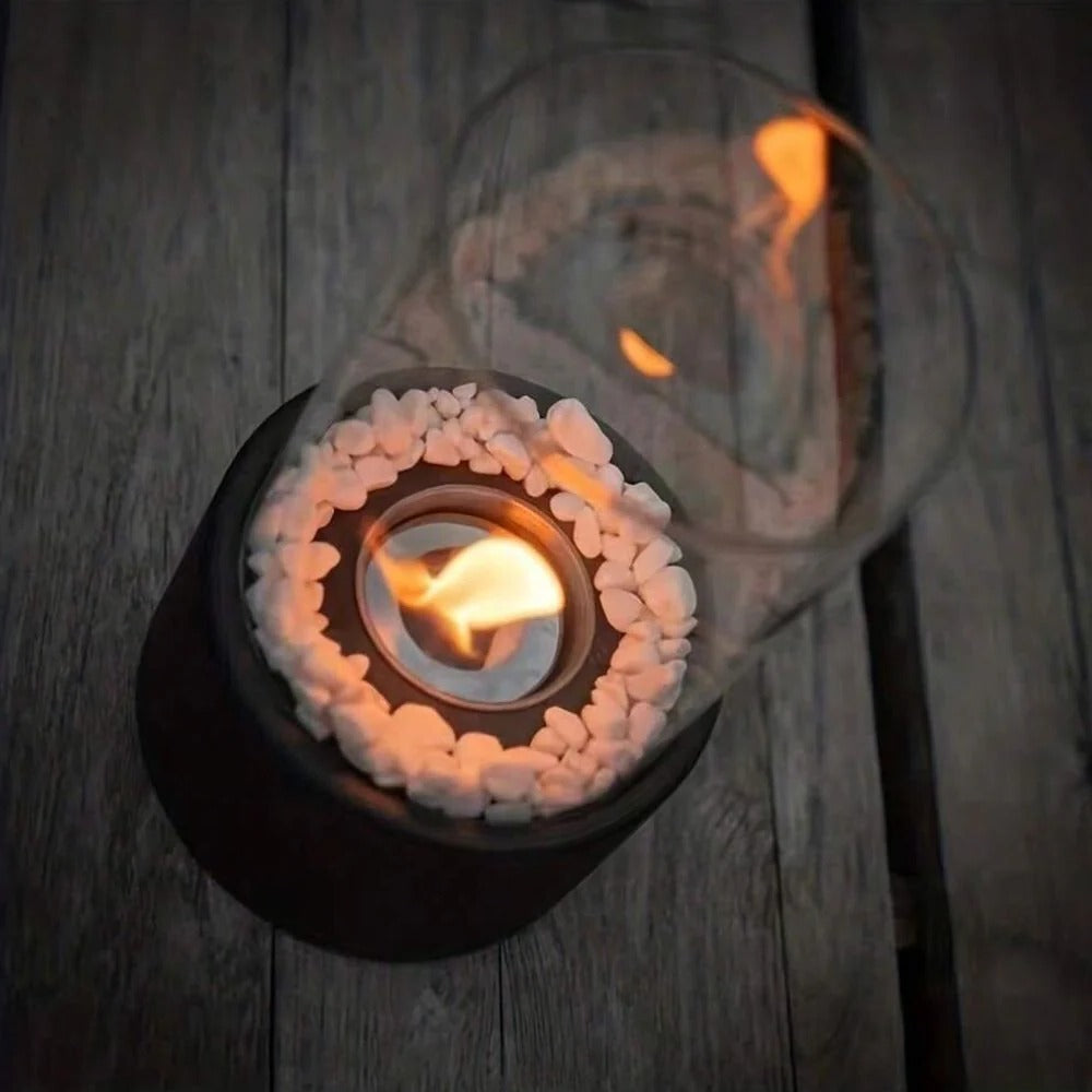 Portable Glass Tabletop Fireplace