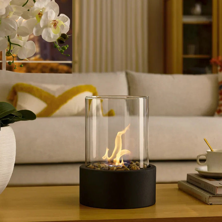 Portable Glass Tabletop Fireplace
