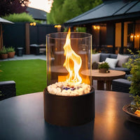 Portable Glass Tabletop Fireplace