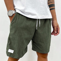 Men's Corduroy Leisure Shorts