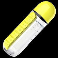 Water Bottle with Pill Holder