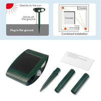 Solar-Powered Ultrasonic Animal Repellent