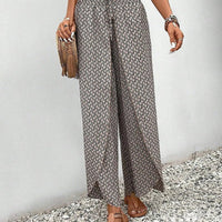 Women's Trousers With Geometric Print