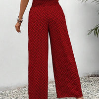 Women's Trousers With Geometric Print