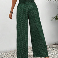 Women's Trousers With Geometric Print