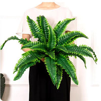 UV Resistant Lifelike Artificial Boston Fern For Outdoors