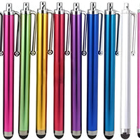 Universal Touch Screen Stylus with Soft Rubber Tips - 10 Pcs